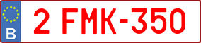 Truck License Plate